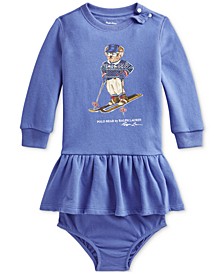 Baby Girls Polo Bear Fleece Dress & Bloomer