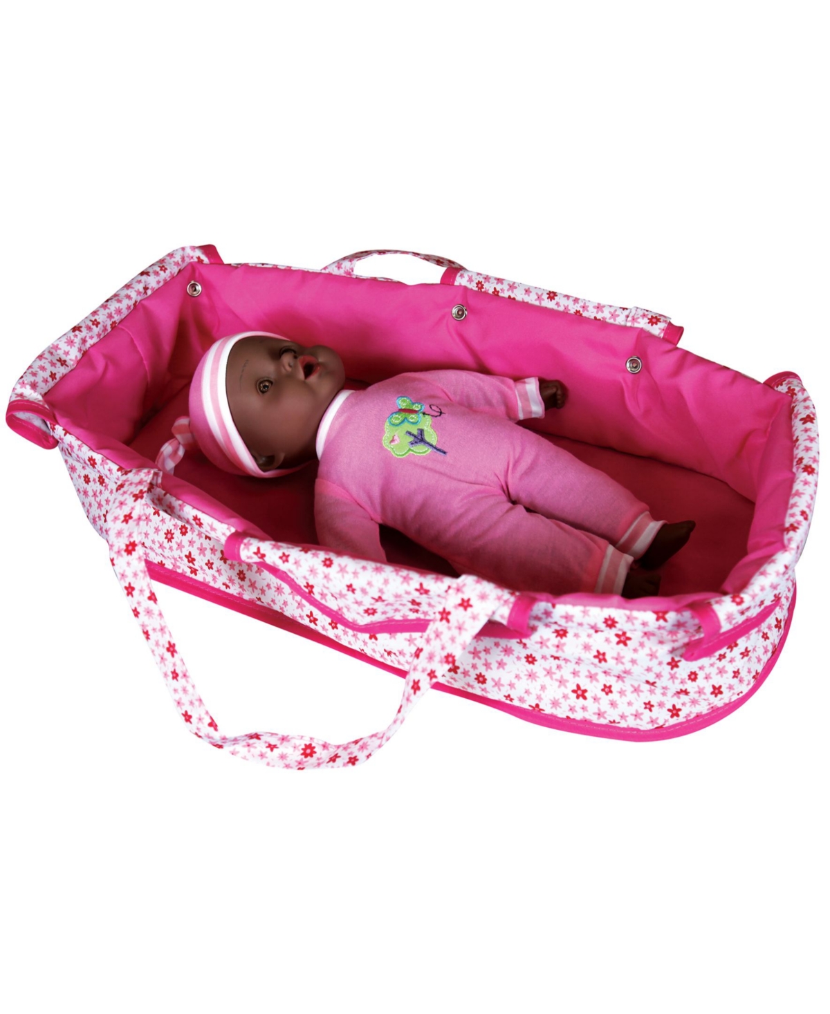 Lissi Dolls Deluxe Doll Pram With African American Baby Doll In Multi