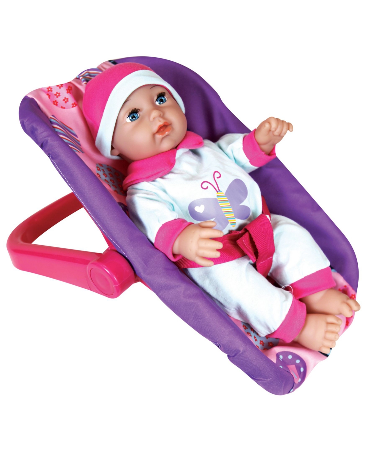 Shop Lissi Dolls Baby Doll Travel Play Set, 3 Piece In Multi