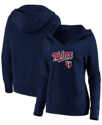 Fanatics Plus Size Navy Minnesota Twins Core Team Lockup V-Neck ...