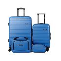 4-Piece Travelers Club Austin Hardside Luggage Set (4 Colors)