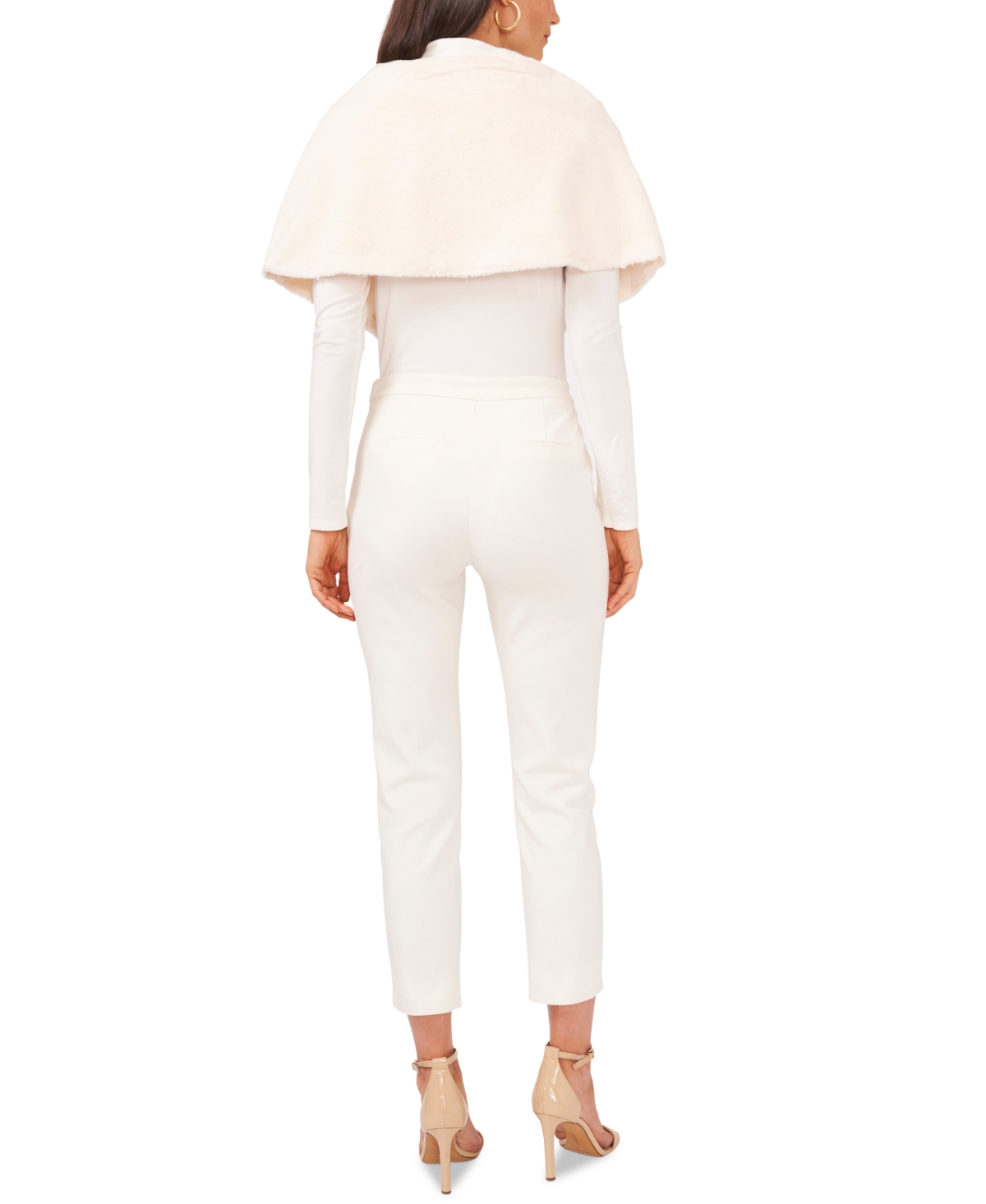 Msk Faux-Fur Shrug