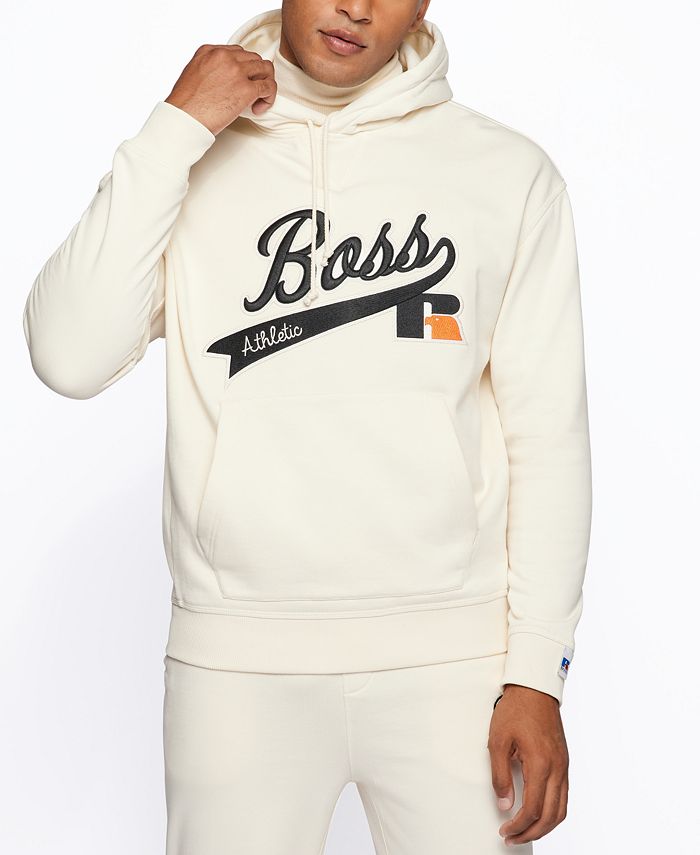 Hugo Boss BOSS Men's Russell Athletics Hooded Sweatshirt - Macy's