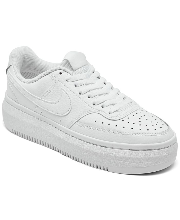 Nike Vision Leather Platform Sneakers from Finish Line - Macy's