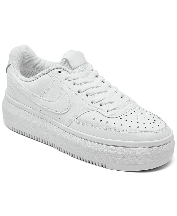 Nike Women #39 s Court Vision Alta Leather Platform Casual Sneakers from Nike Women #39 s Court Vision Alta Leather Platform Casual Sneakers from