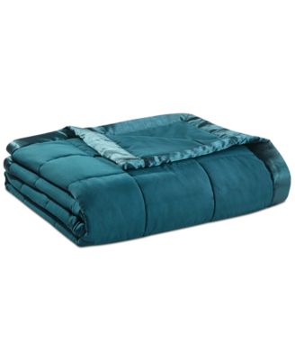 Windom Lightweight Down Alternative Satin Trim Blanket, Full/Queen