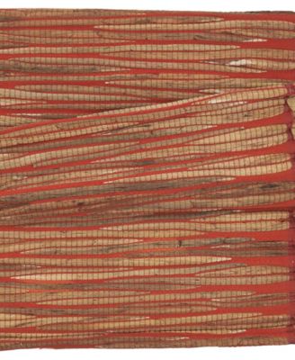 Table Runner with Water Hyacinth Design, 54" x 14"