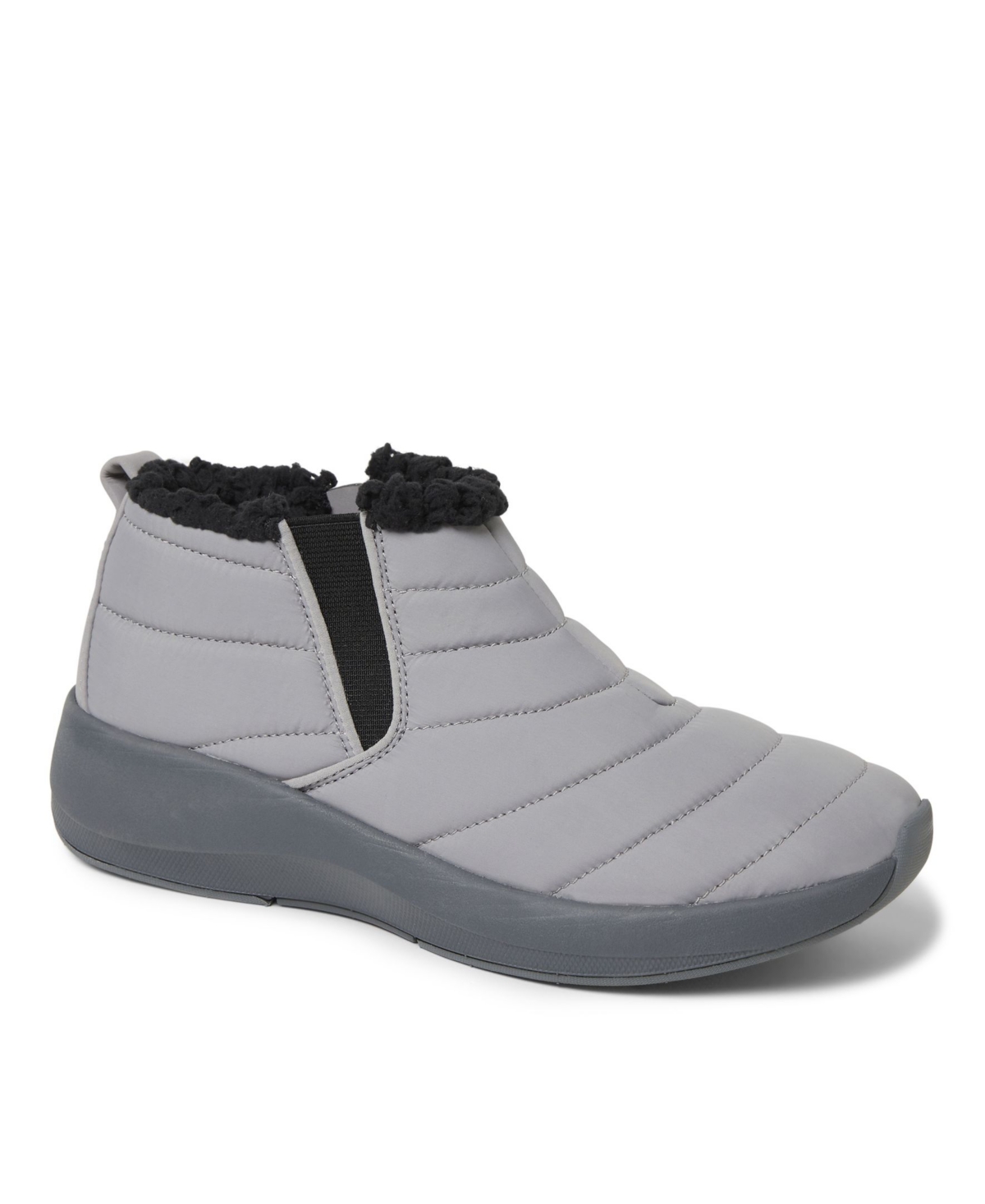 Women's Naomi Double Gore Bootie Winter Ankle Boot - Light grey