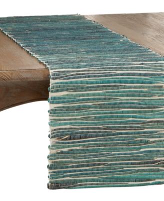 Table Runner with Water Hyacinth Design, 54" x 14"