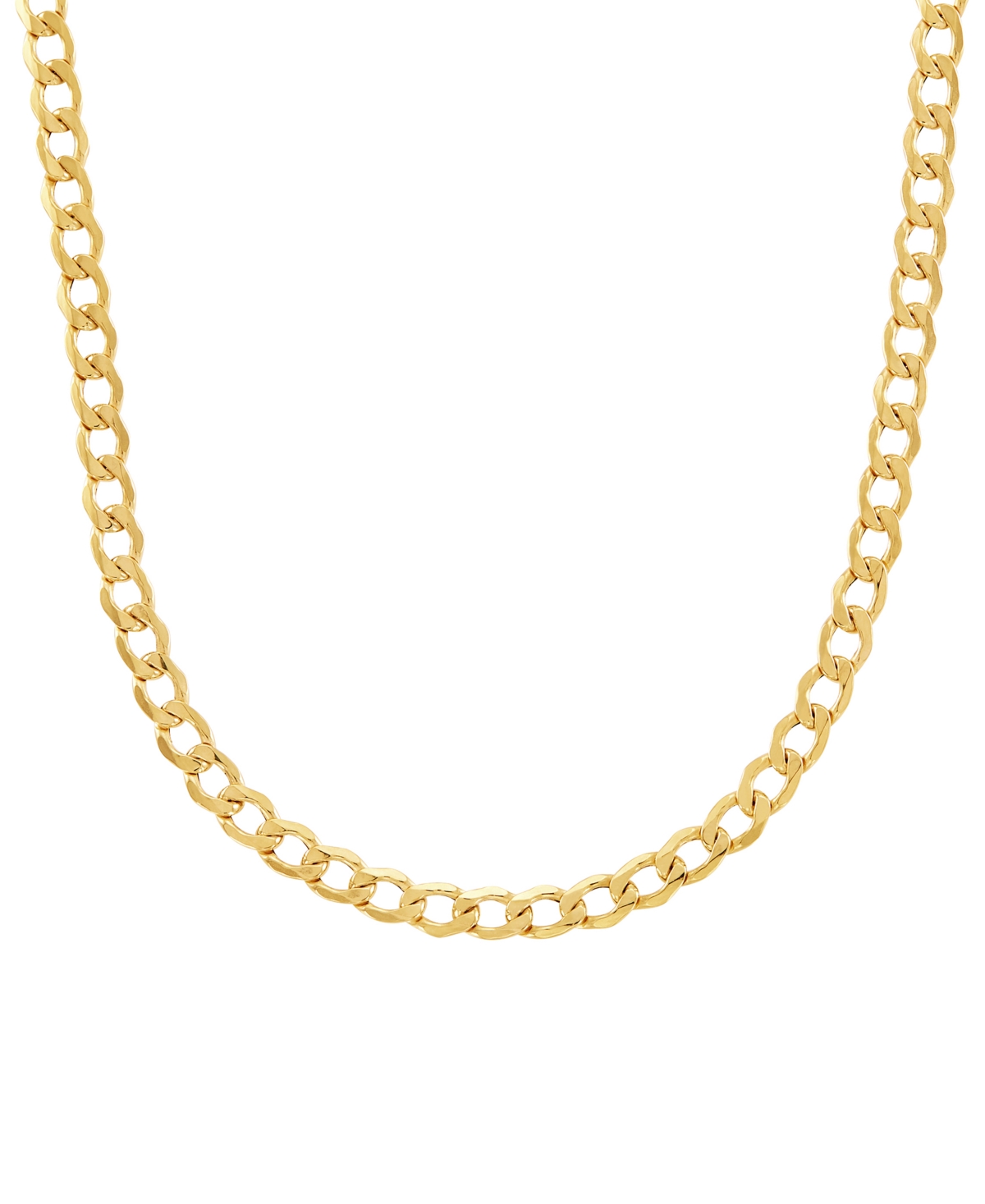Curb Link 18" Chain Necklace (5mm) in 14k Gold - Yellow Gold
