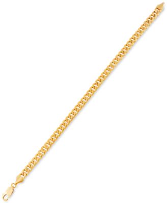 Miami Cuban Chain Bracelet in 10k Gold