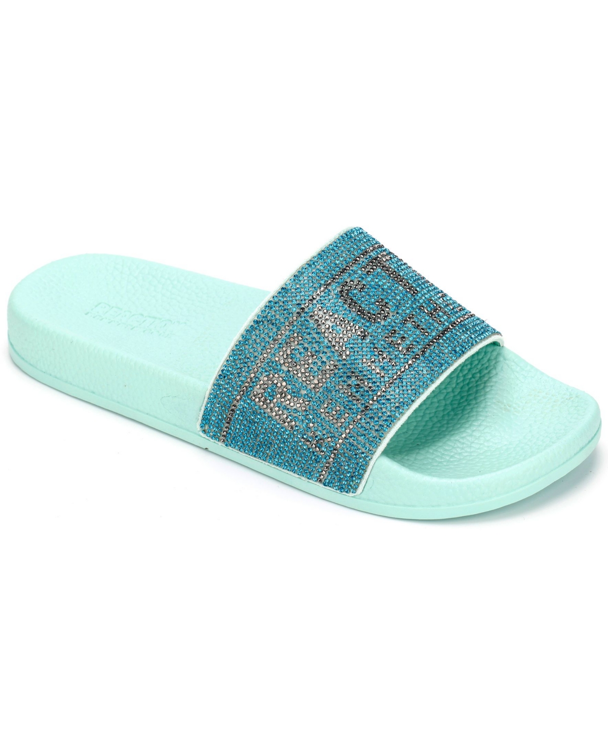 Women's Screen Jewl Slides Flat Sandals - Turquoise