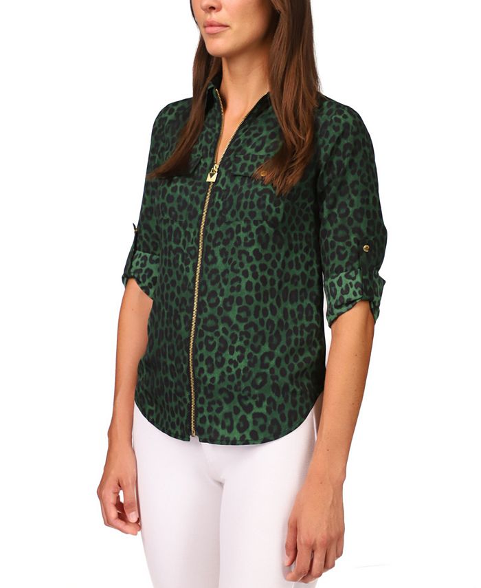 Michael kors zipper shirt on sale