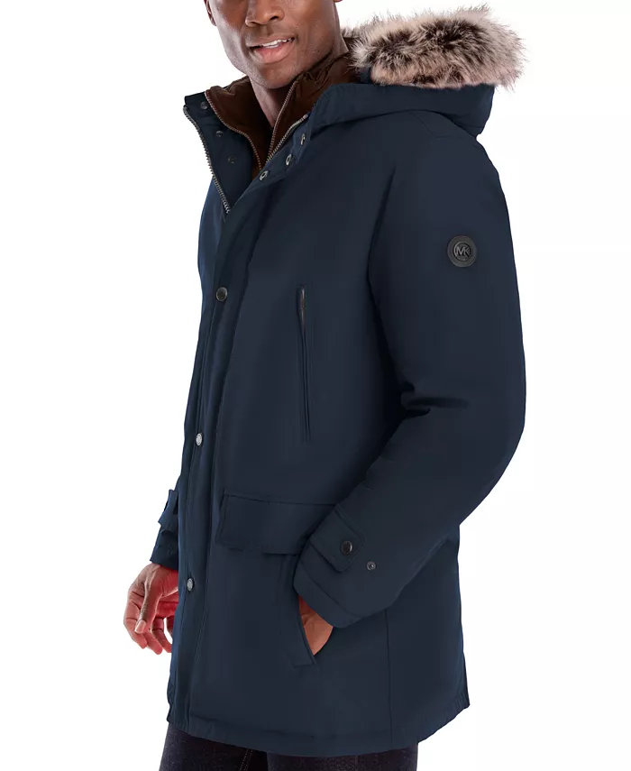 Men's Hooded Bib Snorkel Parka Coat - thumbnail 5