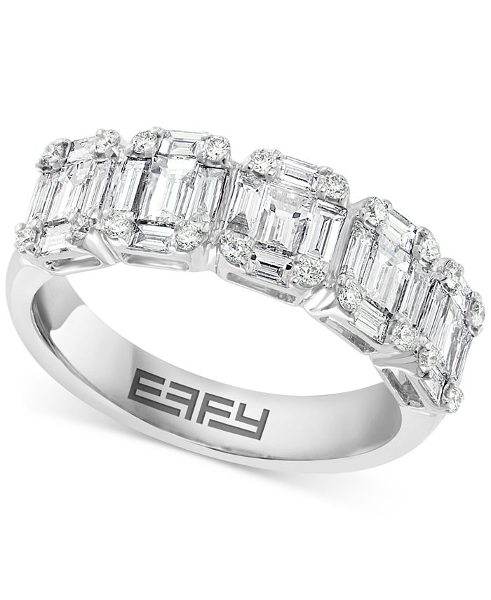 EFFY Collection EFFY Diamond Baguette Cluster Ring 1 1 4 ct