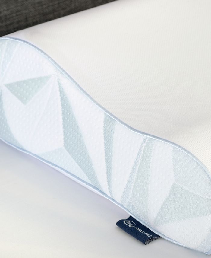 Serta Arctic 30x Cooling Contour Memory Foam Oversized Bed Pillow Macy's