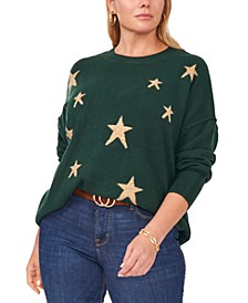 Plus Size Star Sweater