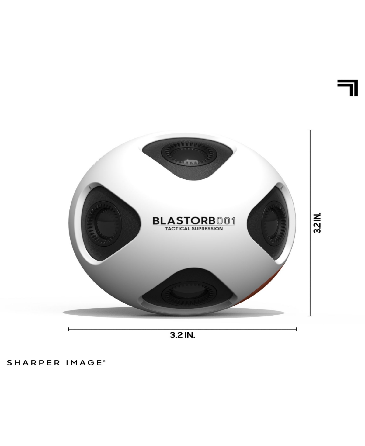 Sharper Image Motion Detecting Laser Grenade In White