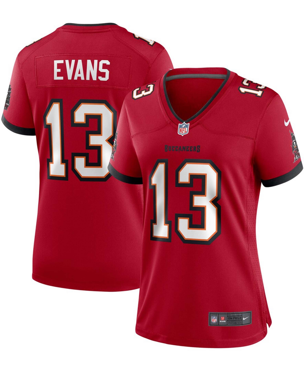 Women's Mike Evans Red Tampa Bay Buccaneers Game Player Jersey