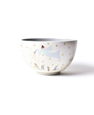 Neutral Nativity 9" Footed Bowl
