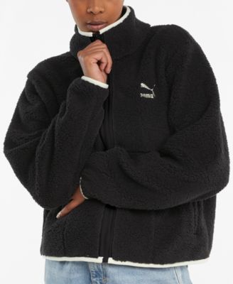 puma fleece track jacket