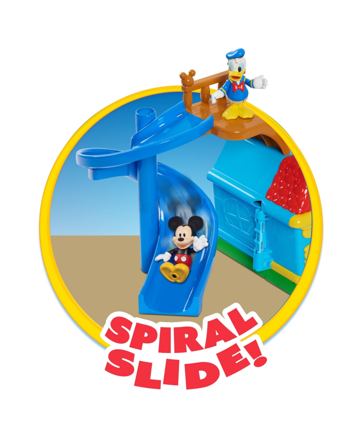 Sesame Street Disney Junior Mickey Mouse Funny The Funhouse Playset With Bonus Figures In Assorted