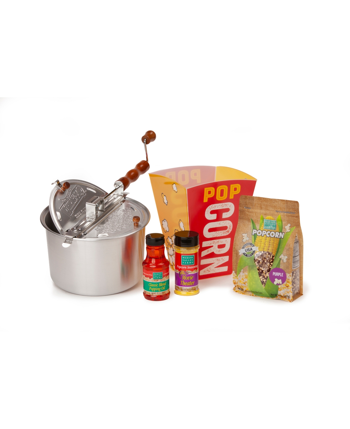 Wabash Valley Farms Original Whirley Pop And Popping Corn Essentials