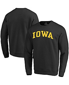 Men's Black Iowa Hawkeyes Basic Arch Sweatshirt