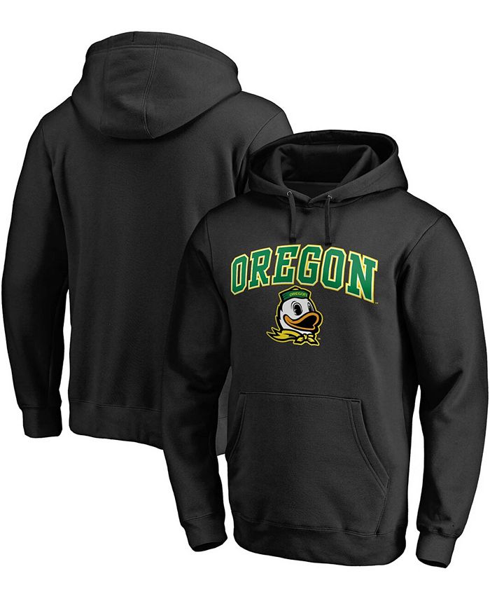 Fanatics Men's Black Oregon Ducks Campus Logo Pullover Hoodie & Reviews ...