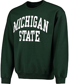 Men's Green Michigan State Spartans Basic Arch Sweatshirt