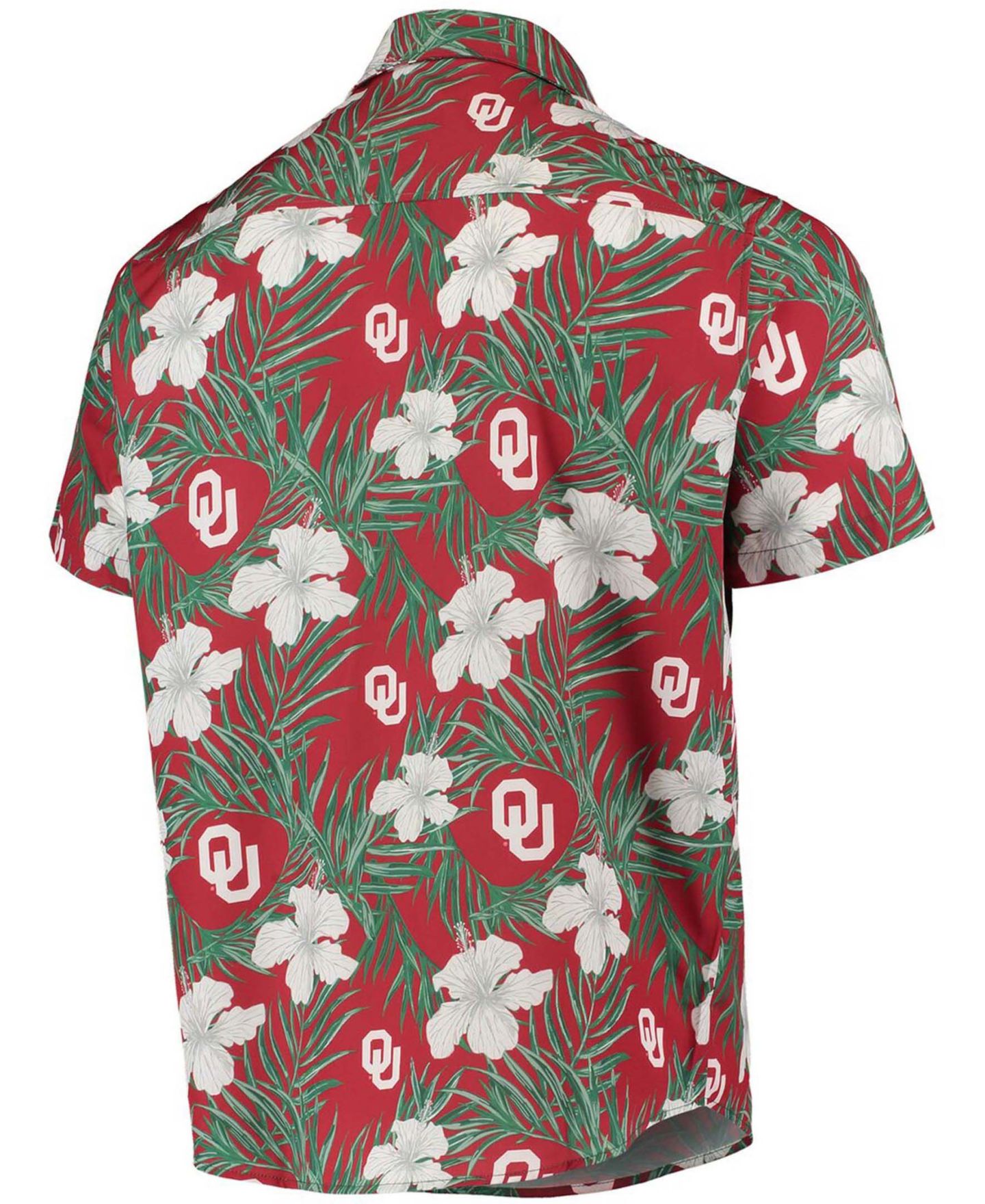 Мужская рубашка FOCO Crimson Oklahoma Sooners Floral Button-Up — фото 3