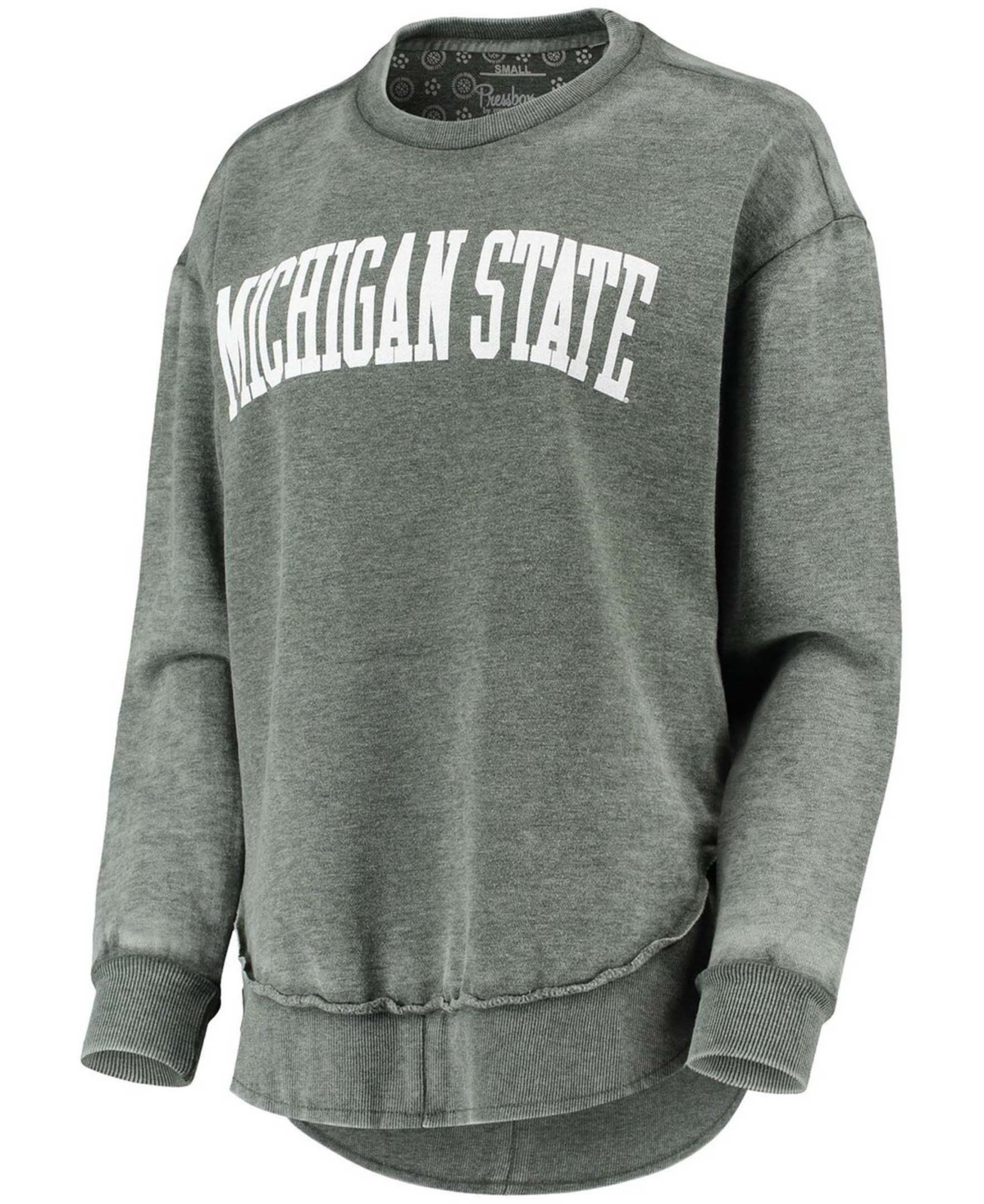 Women'sMichigan State Spartans Vintage-Like Wash Pullover Sweatshirt - Green