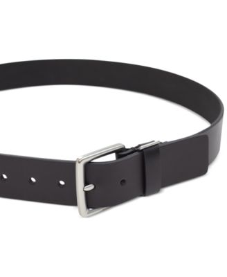 Men's Leather Belt with Keeper Ring