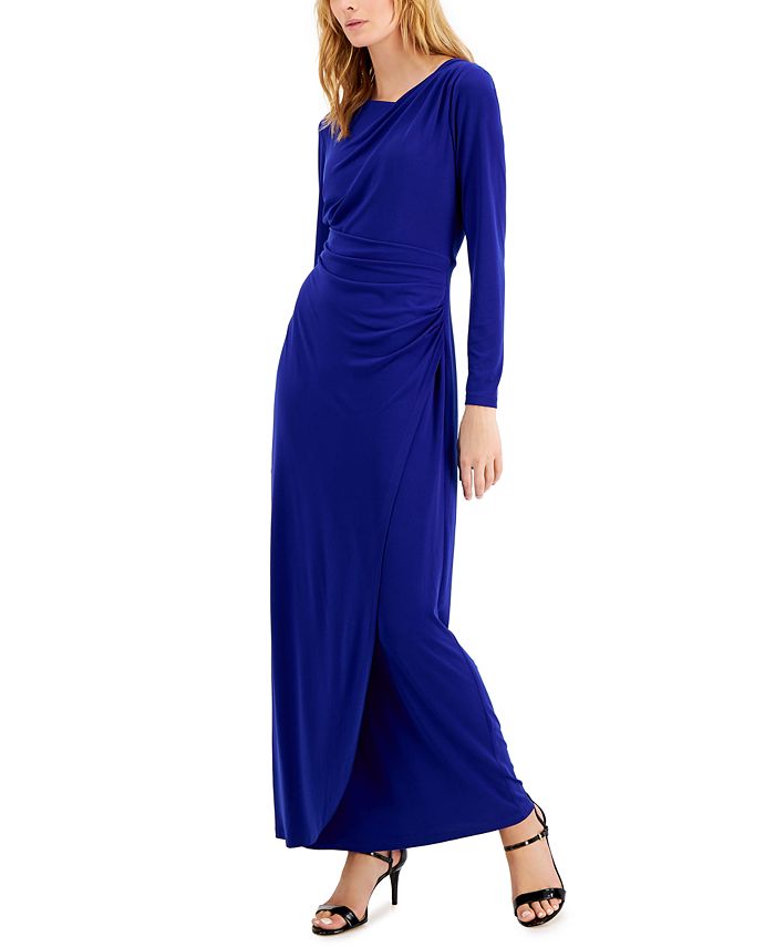 Connected AsymmetricalNeck Gown Macy's