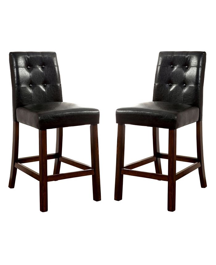Furniture of America - Phebe Counter Stool (Set Of 2), Quick Ship