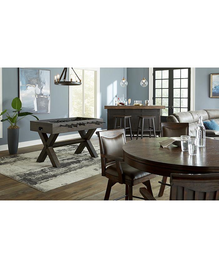 Furniture Peighton 3 Piece Bar Set (Bar with 2 Stools) Macy's