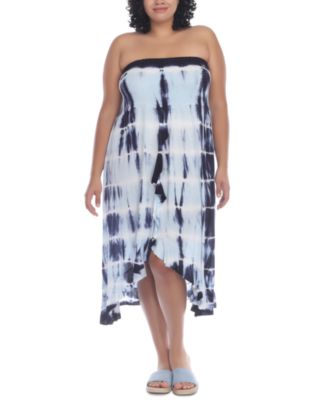 plus size tube dress cover up