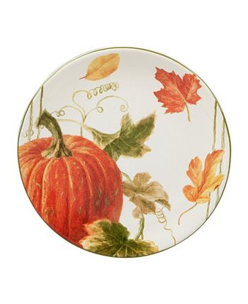 Certified International Autumn Harvest Dessert Plate, Set of 4 - Macy's