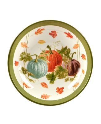 Autumn Harvest Serving Bowl, 13" x 3"