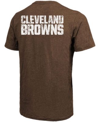 Cleveland Browns Tri-Blend Pocket T-shirt - Brown