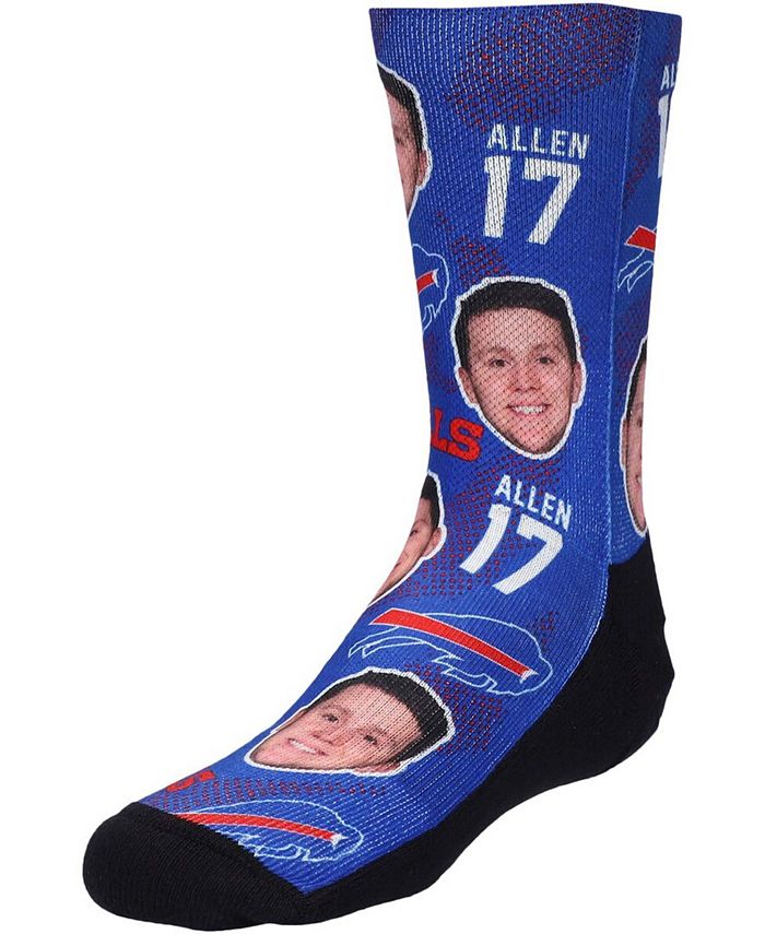 Rock 'Em Youth Boys and Girls Josh Allen Buffalo Bills Football Guy Multi  Crew Socks - Macy's