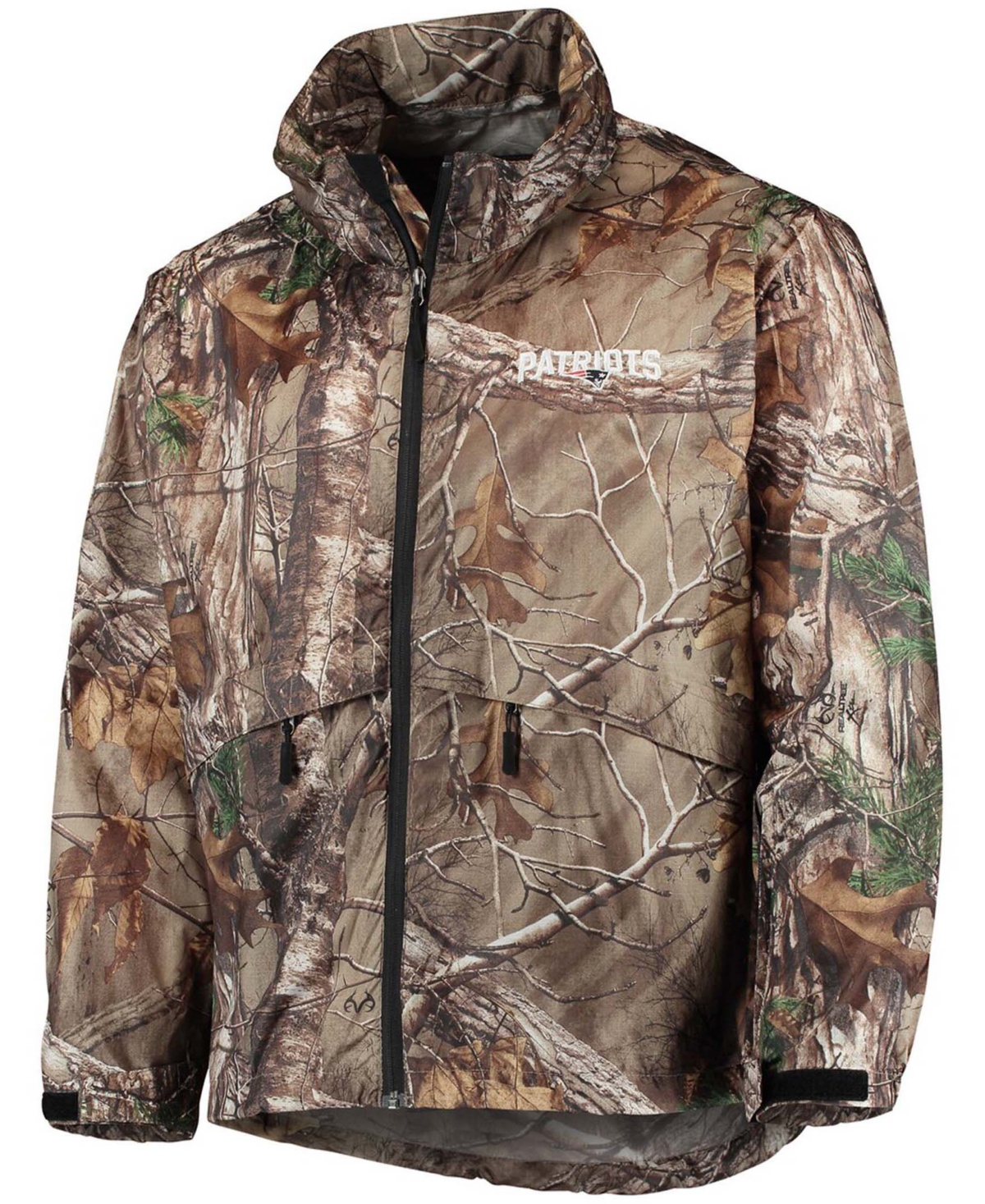 Men's Realtree Camo New England Patriots Sportsman Waterproof Packable Full-Zip Jacket