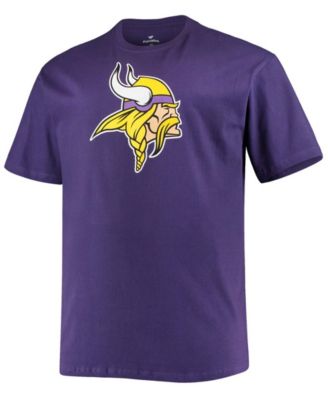 Men's Big and Tall Justin Jefferson Purple Minnesota Vikings Player Name Number T-shirt