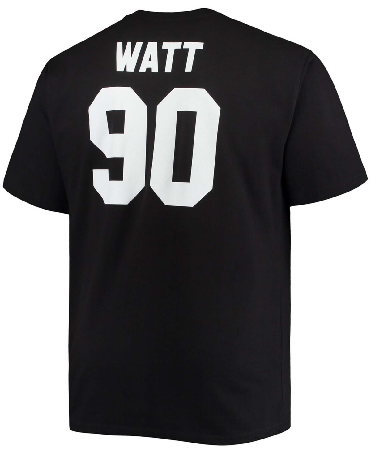 Men's Big and T.j. WattPittsburgh Steelers Player Name Number T-shirt - Black