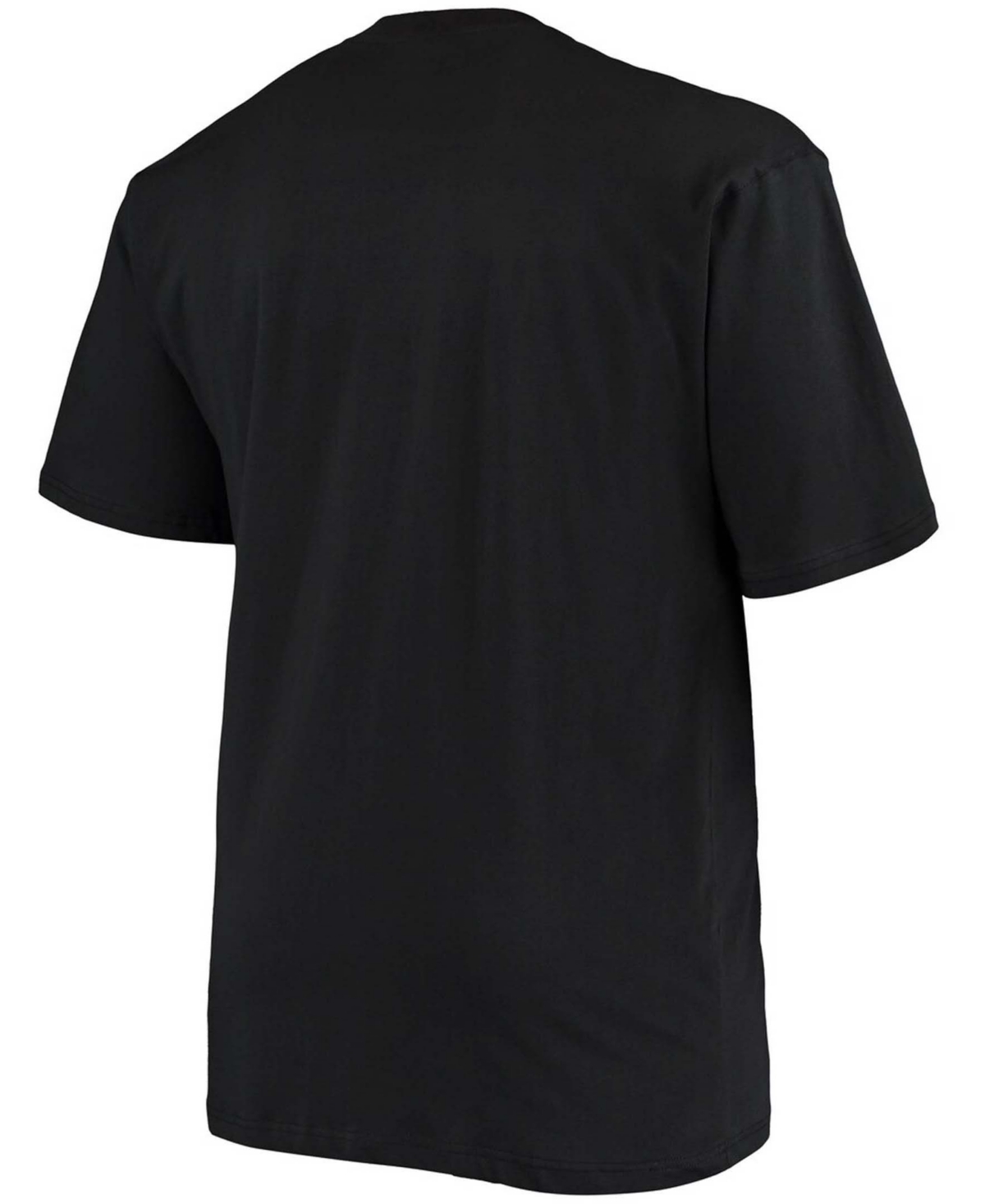 Men's Big and TallNew England Patriots Color Pop T-shirt - Black