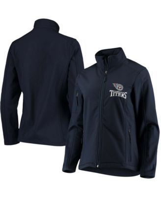 Dunbrooke Women's Navy Tennessee Titans Full-Zip Sonoma Softshell Jacket