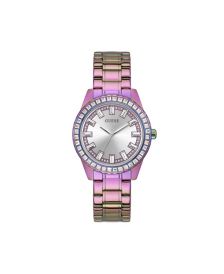 Women's Purple Glitz Stainless Steel Bracelet Watch, 38mm