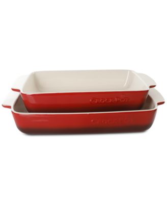 Crock-Pot - 2-Pc. Ceramic Bakeware Set