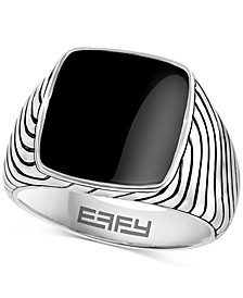 EFFY® Men's Onyx Ring in Sterling Silver