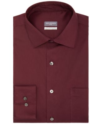 Van Heusen Men's Regular-Fit Ultraflex Dress Shirt - Macy's